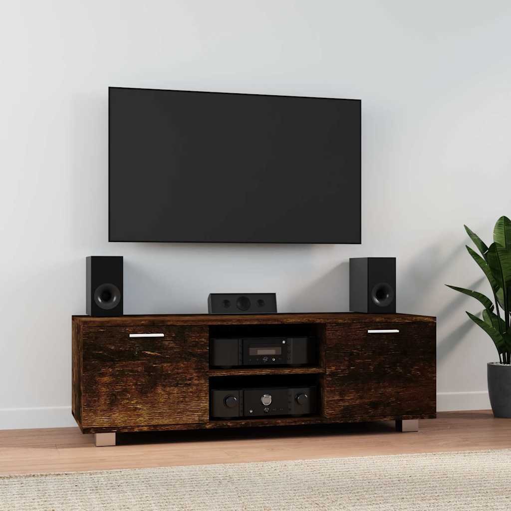JUNG Vida TV-Schrank Räuchereiche 120x40,5x35 cm Holzwerkstoff