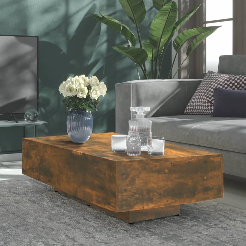 JUNG Vida Couchtisch Räuchereiche 100x49,5x31 cm Holzwerkstoff