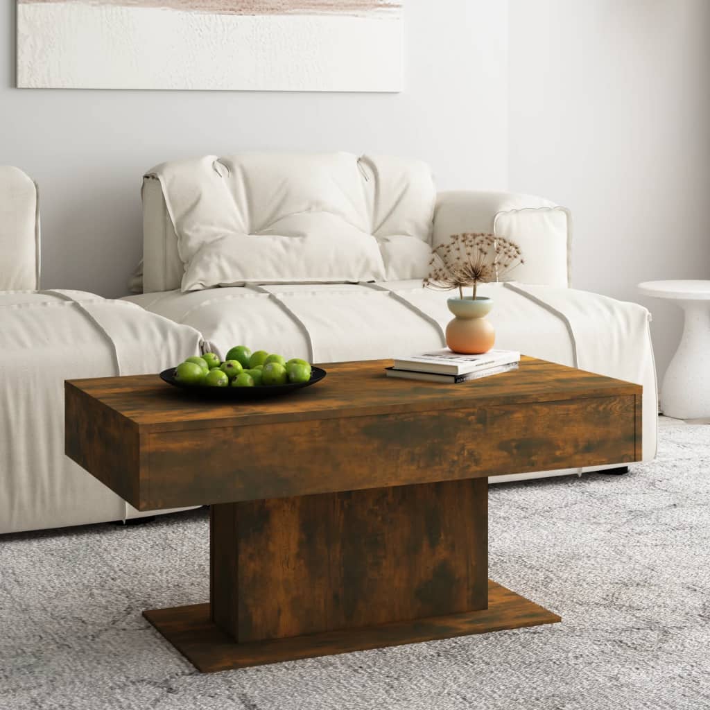 JUNG Vida Couchtisch Räuchereiche 96x50x45 cm Holzwerkstoff