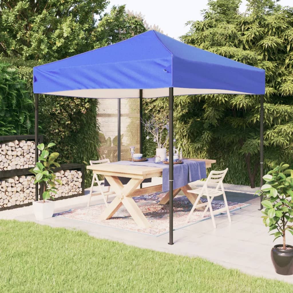 JUNG Vida Partyzelt Faltbar Blau 2x2 m