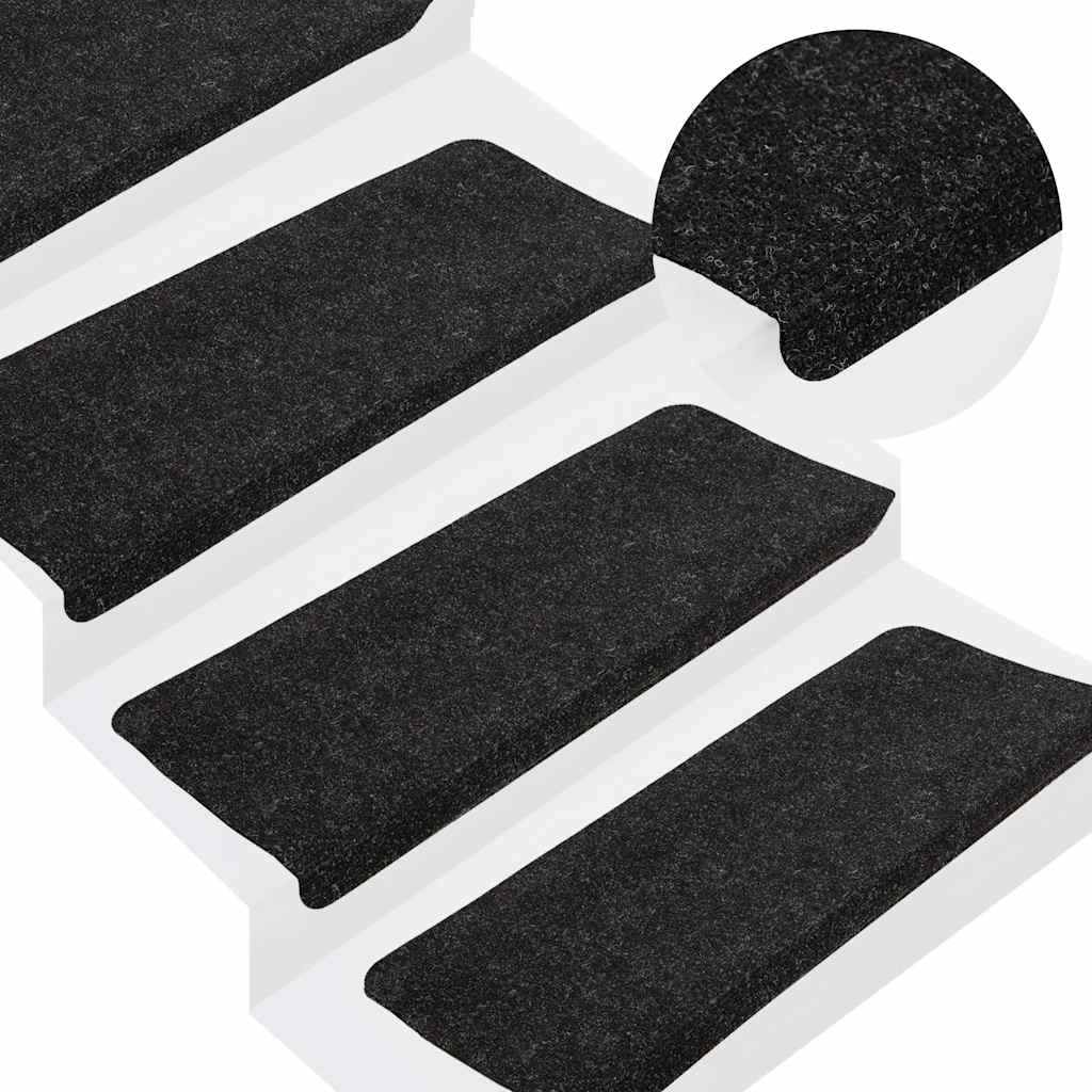 JUNG Vida Stufenmatten Selbstklebend 15 Stk. 65x24,5x3,5 cm Anthrazit