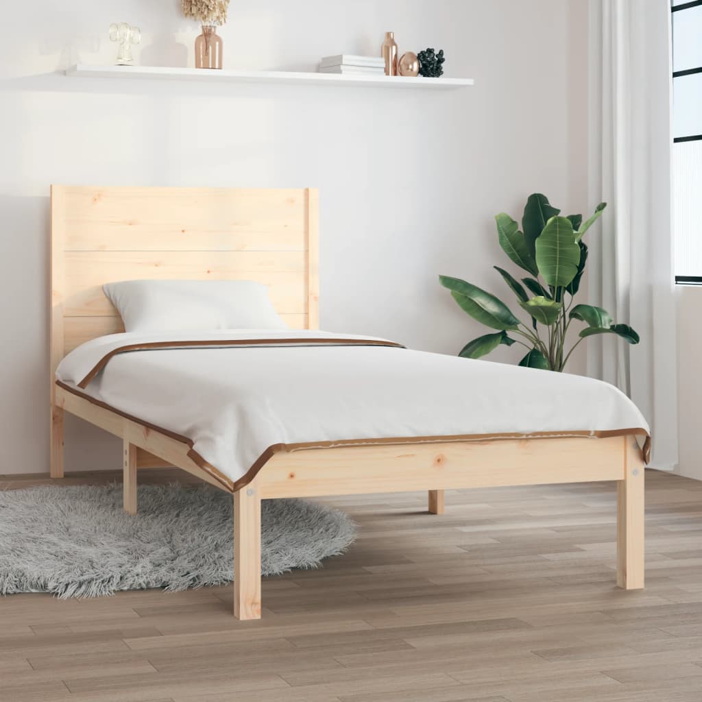 JUNG Vida Massivholzbett ohne Matratze 100x200 cm Kiefernholz