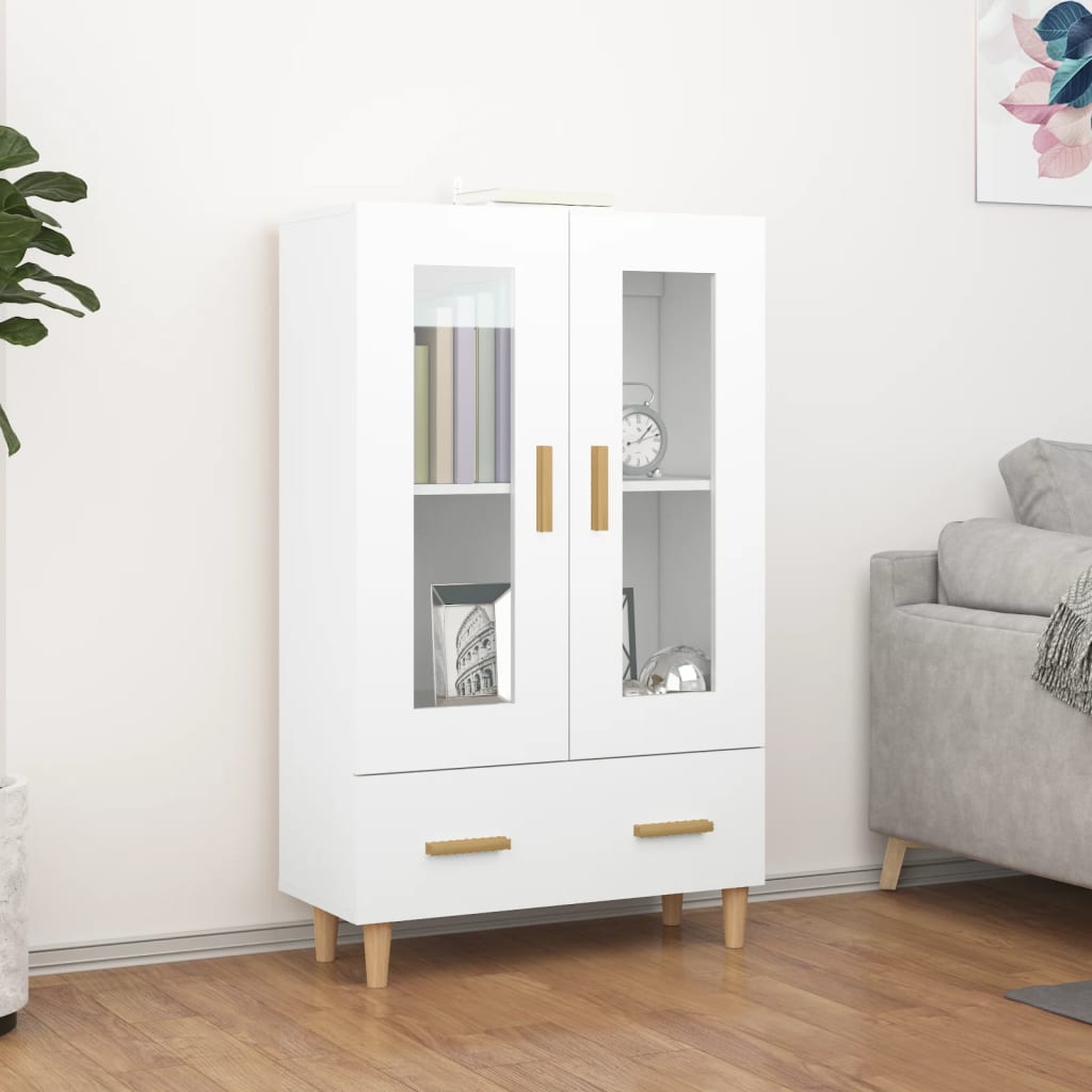 JUNG Vida Highboard Weiß 70x31x115 cm Holzwerkstoff
