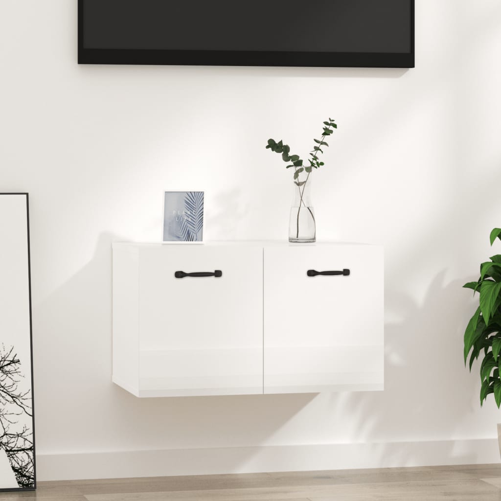 JUNG Vida Wandschrank Hochglanz-Weiß 60x36,5x35 cm Holzwerkstoff