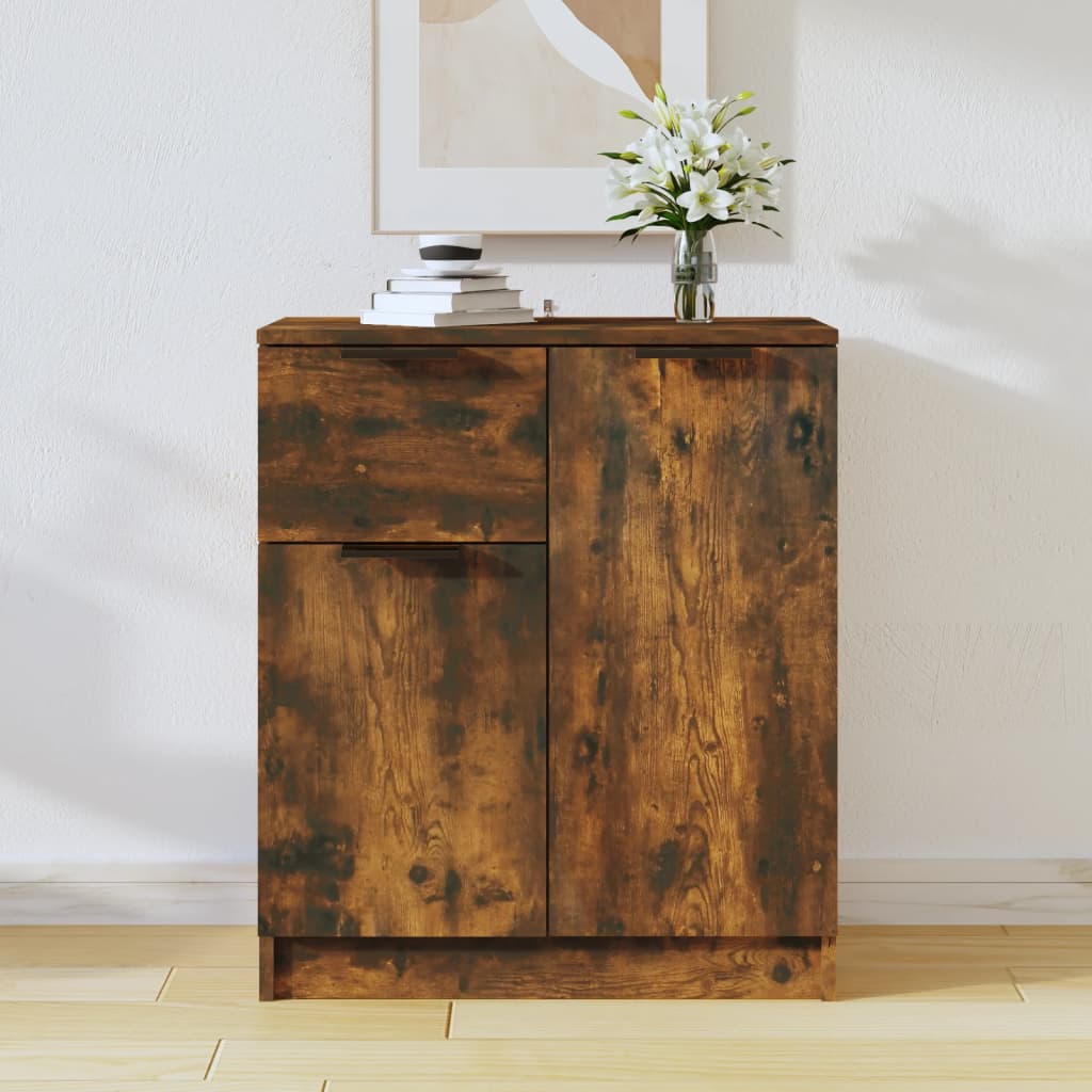 JUNG Vida Sideboard Räuchereiche 60x30x70 cm Holzwerkstoff