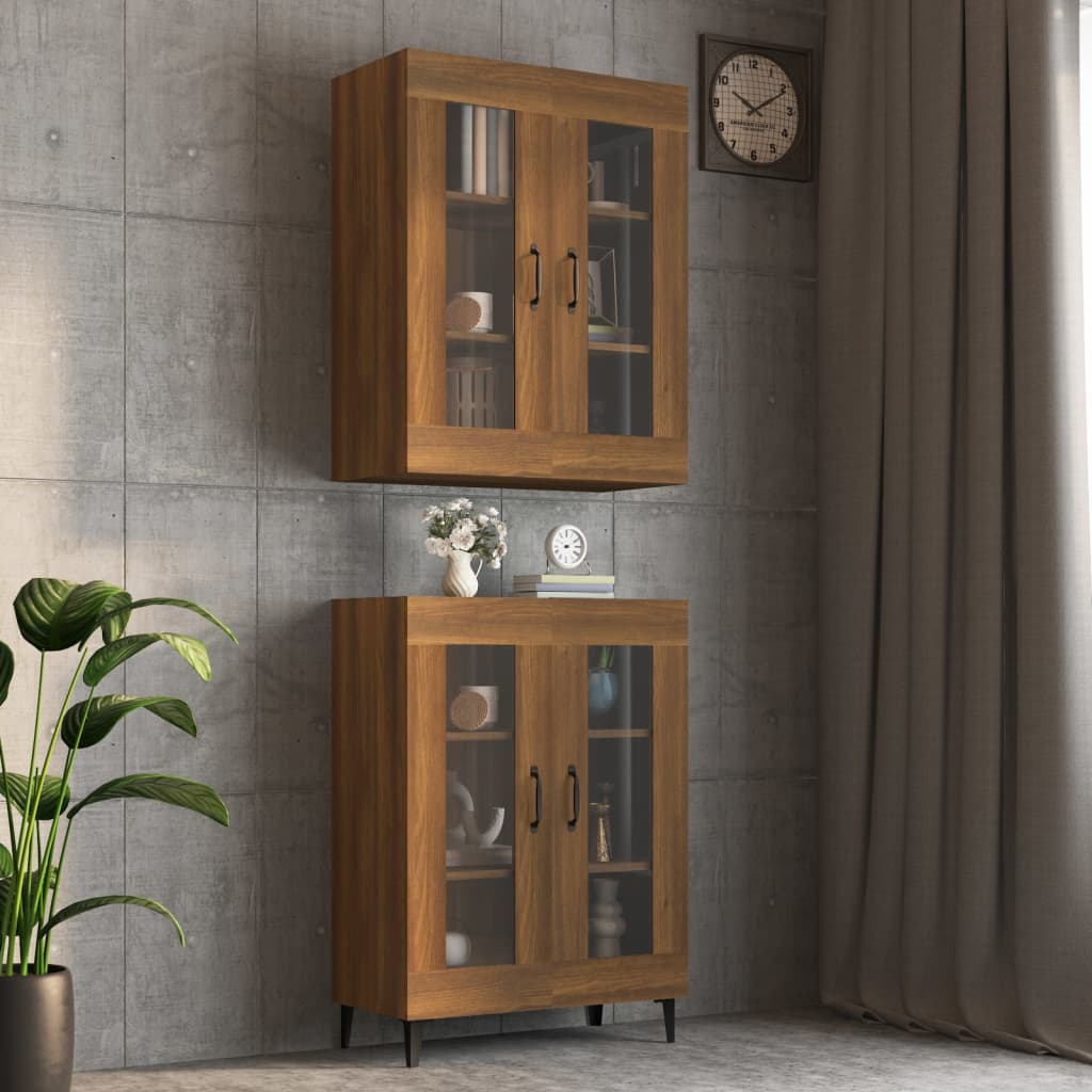 JUNG Vida Hängeschrank Braun Eichen-Optik 69,5x34x90 cm