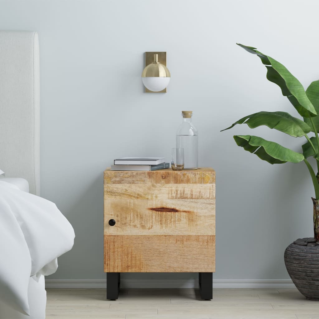 JUNG Vida Nachttisch 40x33x46 cm Massivholz Mango