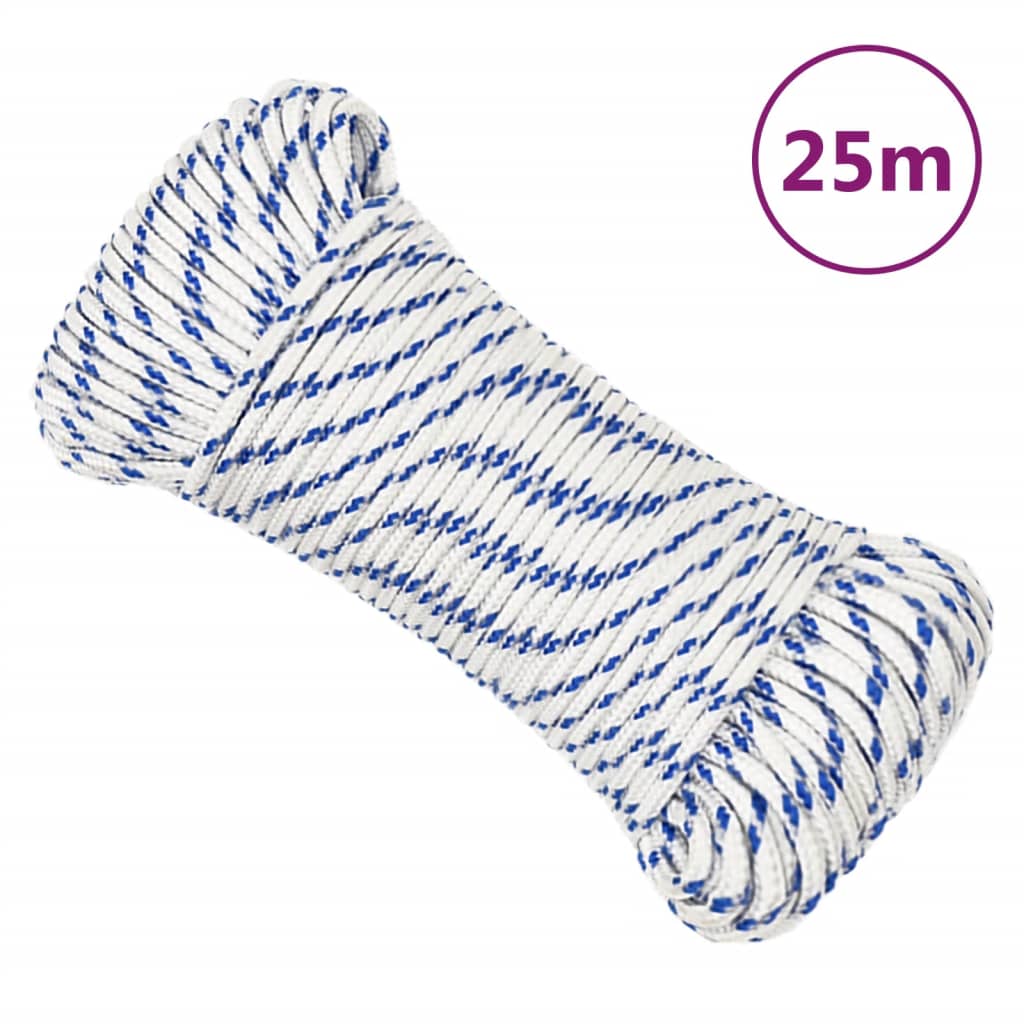 JUNG Vida Bootsseil Weiß 3 mm 25 m Polypropylen
