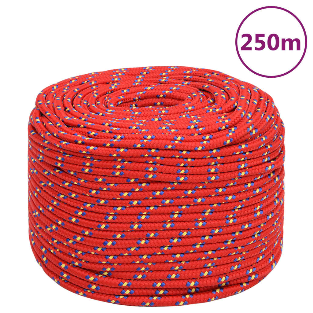 JUNG Vida Bootsseil Rot 6 mm 250 m Polypropylen
