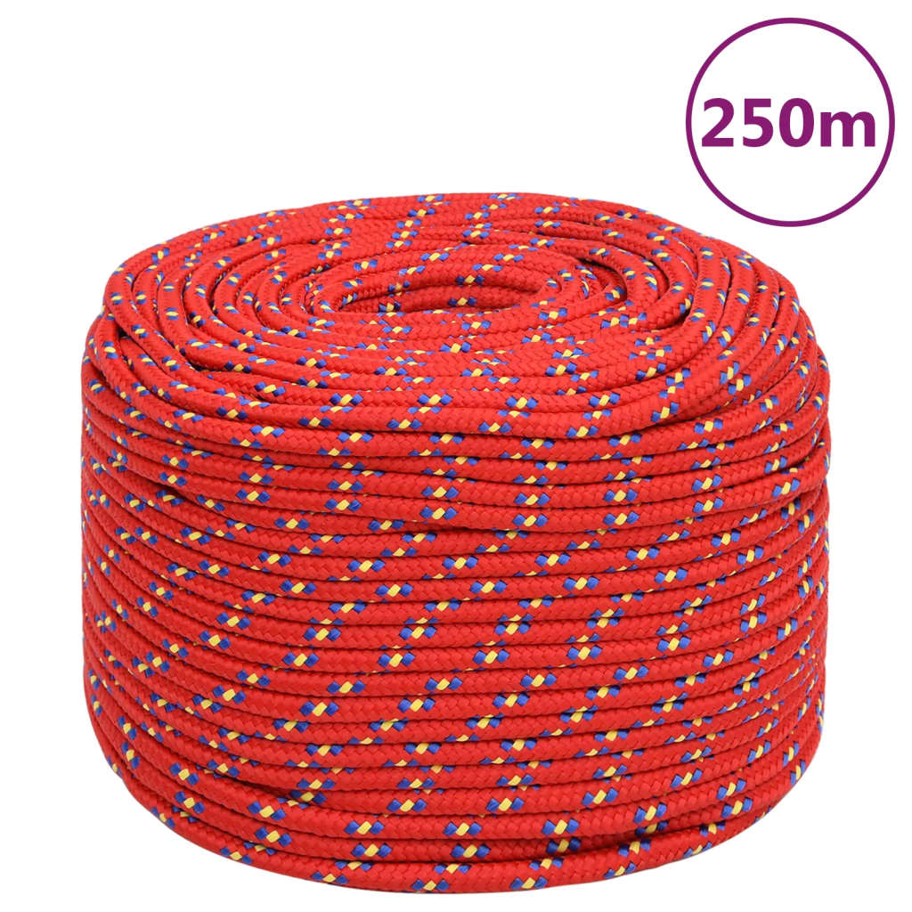 JUNG Vida Bootsseil Rot 8 mm 250 m Polypropylen