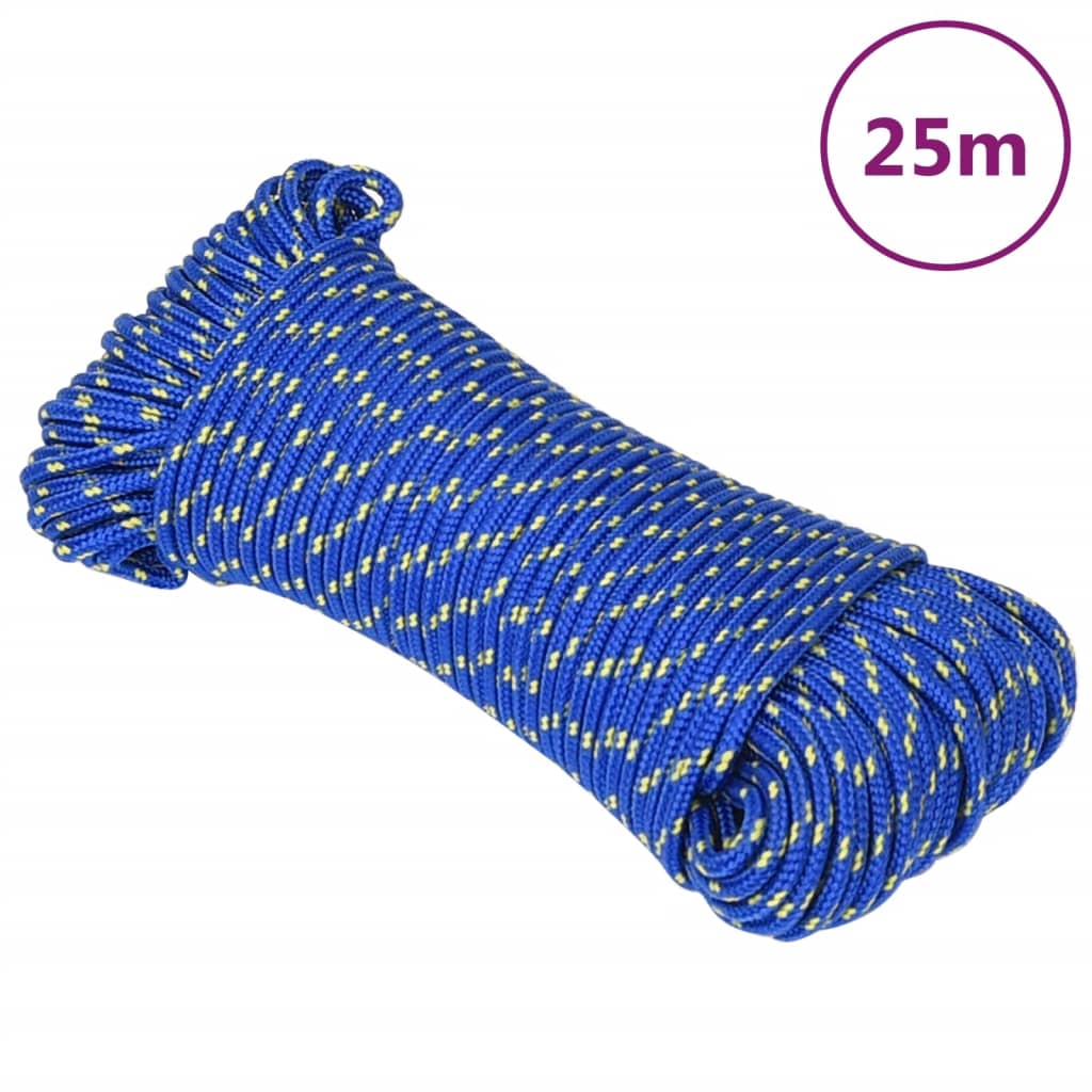 JUNG Vida Bootsseil Blau 5 mm 25 m Polypropylen