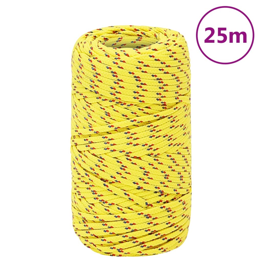 JUNG Vida Bootsseil Gelb 2 mm 25 m Polypropylen