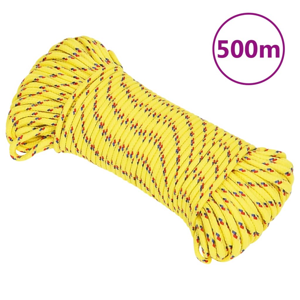 JUNG Vida Bootsseil Gelb 5 mm 500 m Polypropylen