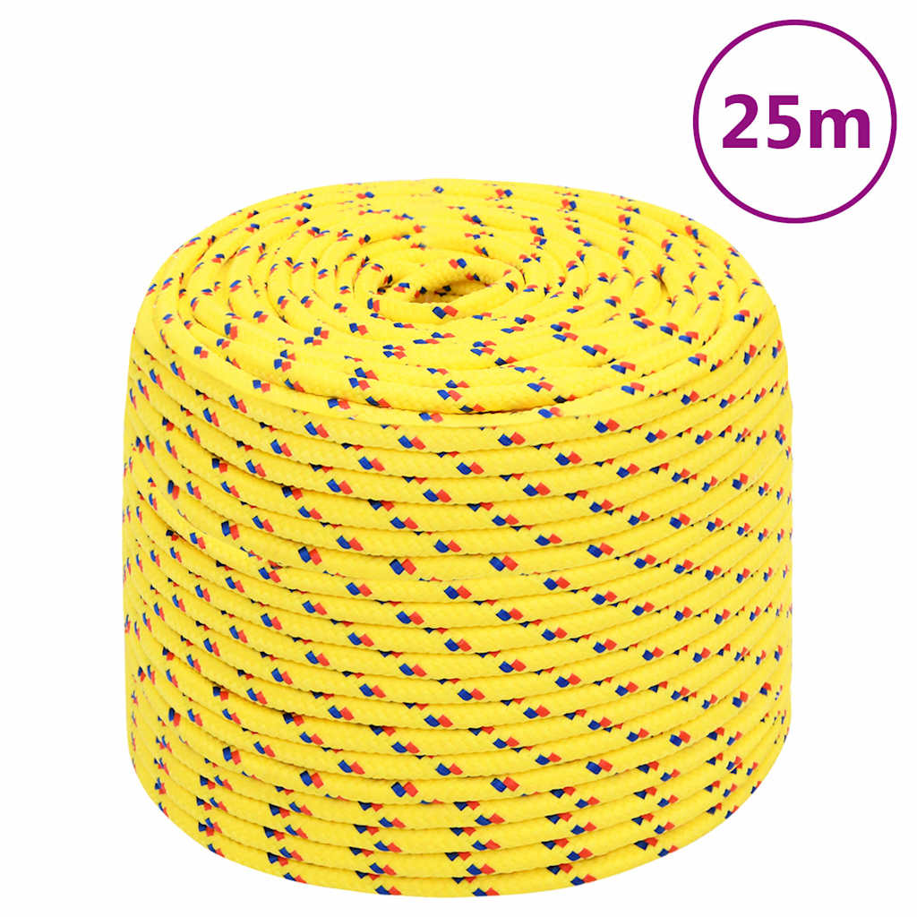 JUNG Vida Bootsseil Gelb 6 mm 25 m Polypropylen