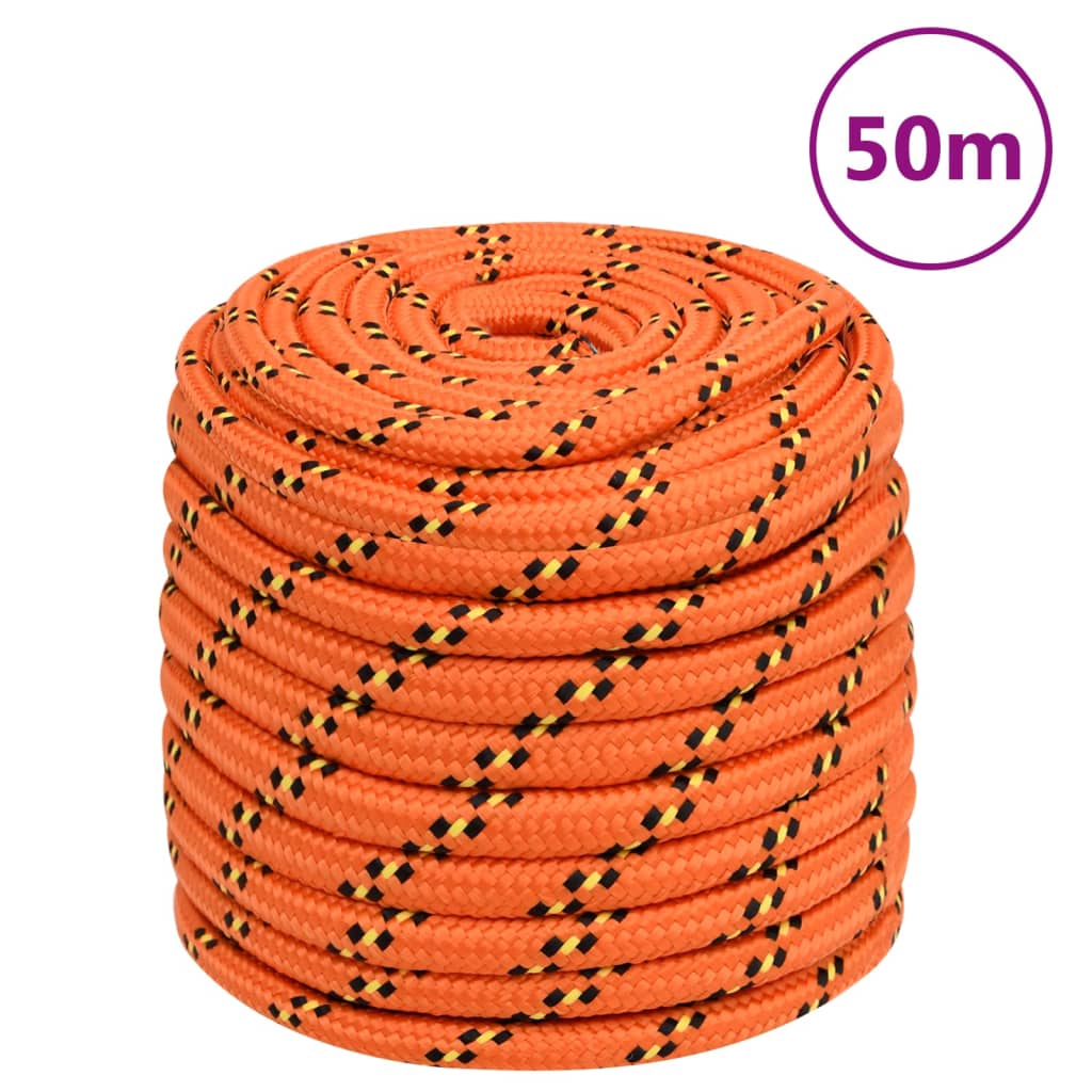 JUNG Vida Bootsseil Orange 16 mm 50 m Polypropylen