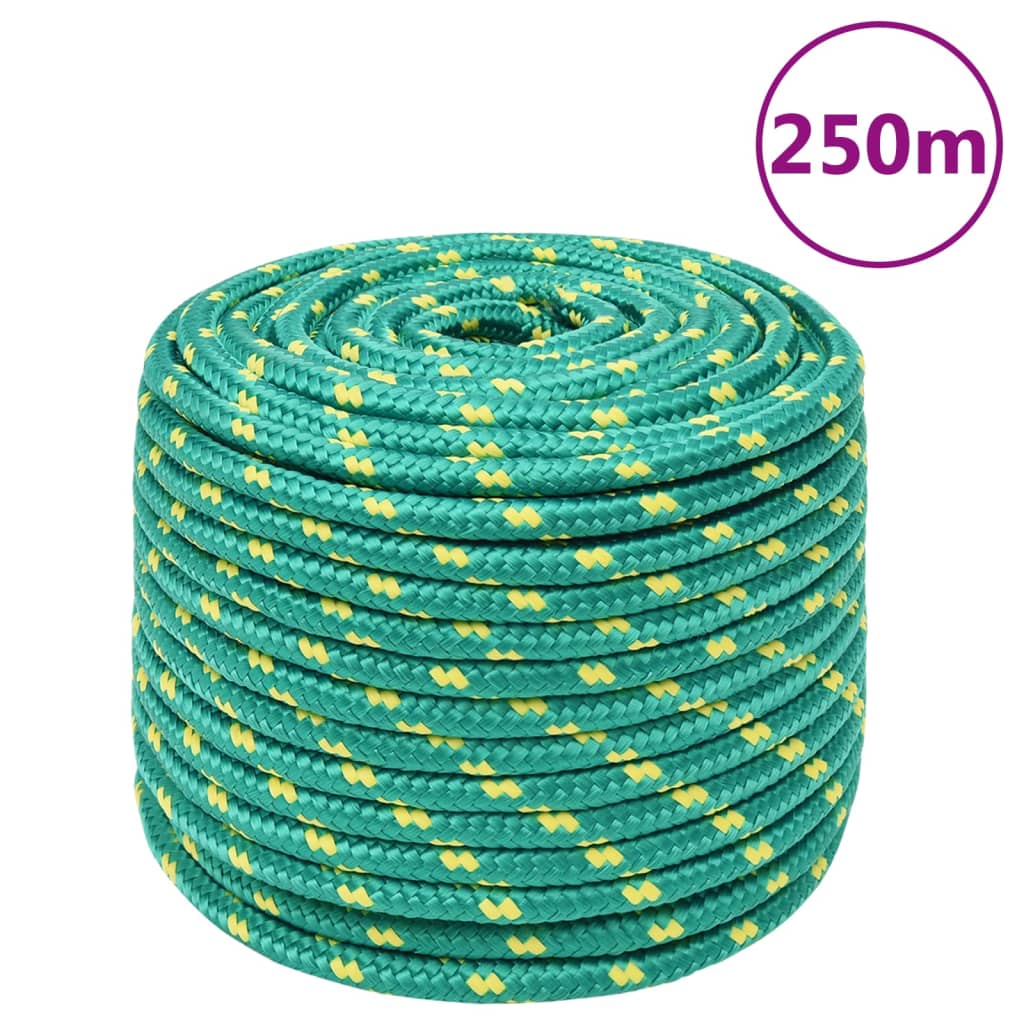 JUNG Vida Bootsseil Grün 14 mm 250 m Polypropylen