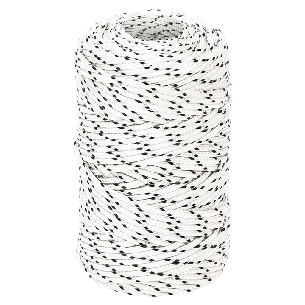 JUNG Vida Bootsseil Geflochten Weiß 2 mmx250 m Polyester