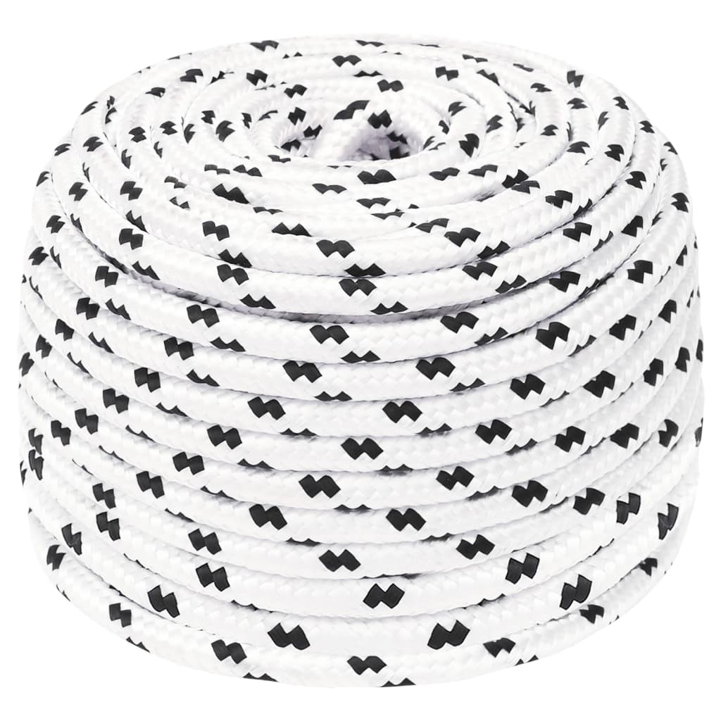 JUNG Vida Bootsseil Geflochten Weiß 10 mmx25 m Polyester