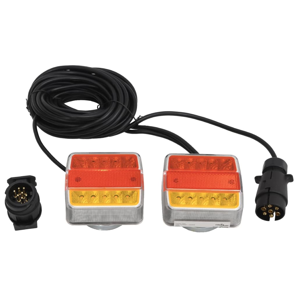 JUNG Vida Anhängerleuchten 2 Stk. Rot 10,5x7,5x10 cm 12V LED-Leuchtmittel