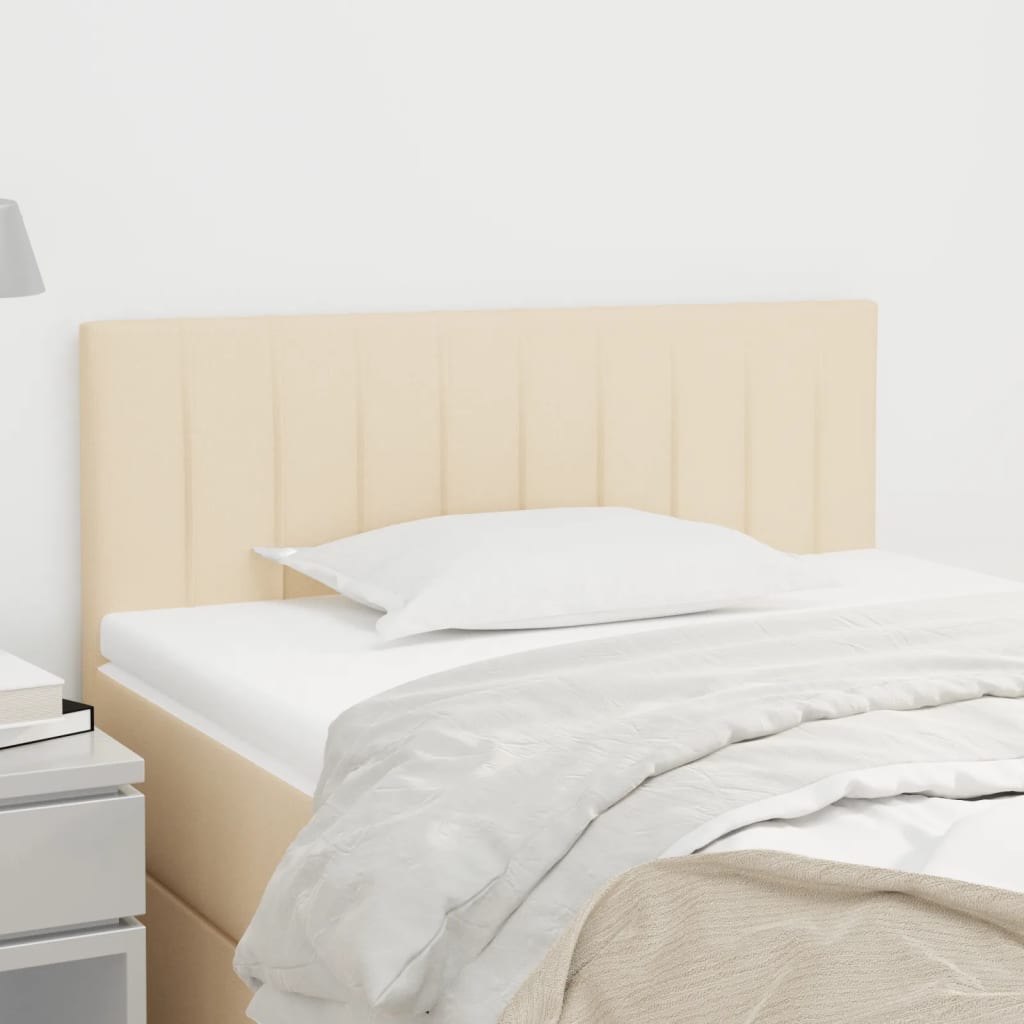 JUNG Vida Kopfteil Creme 90x5x78/88 cm Stoff
