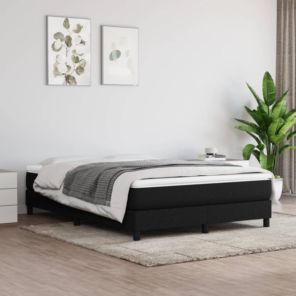 JUNG Vida Taschenfederkernmatratze Mittel Schwarz 140x190x20 cm Stoff