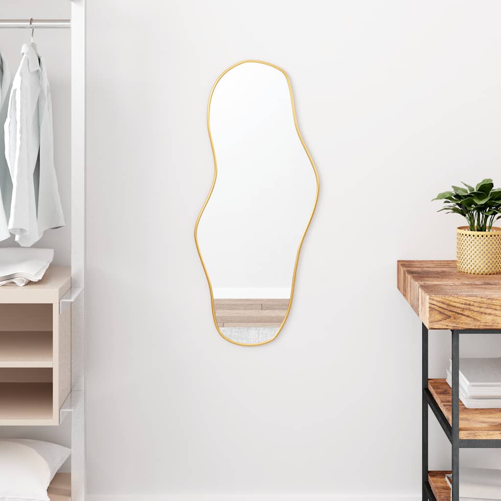 JUNG Vida Wandspiegel Golden 80x35 cm