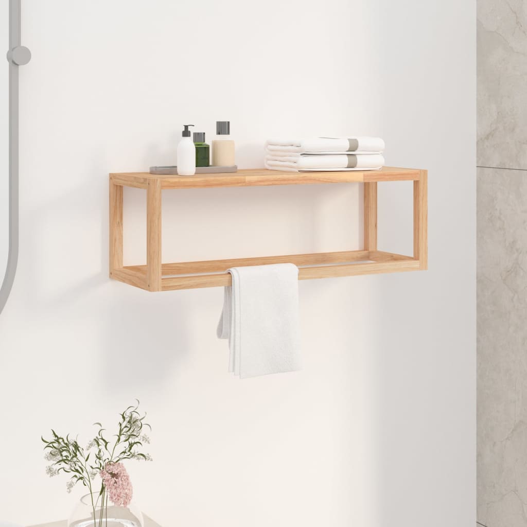 JUNG Vida Handtuchhalter 60x20x20 cm Massivholz Nussbaum