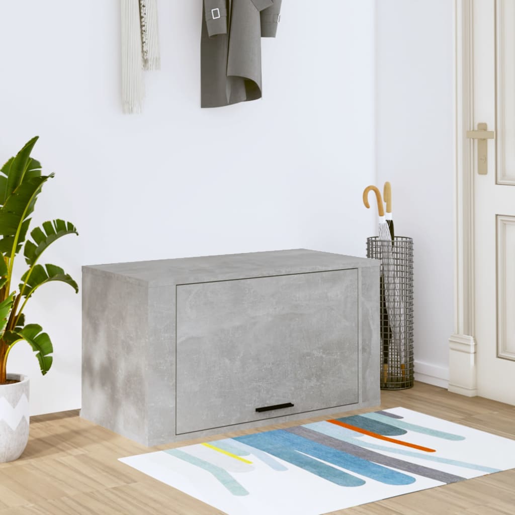 JUNG Vida Wand-Schuhschrank Betongrau 70x35x38 cm Holzwerkstoff