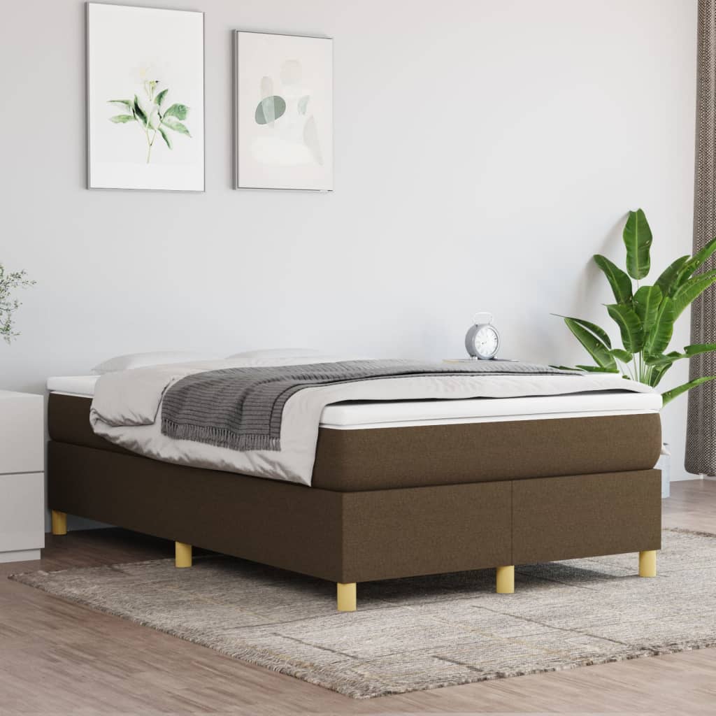 JUNG Vida Boxspringbettgestell Dunkelbraun 120x200 cm Stoff