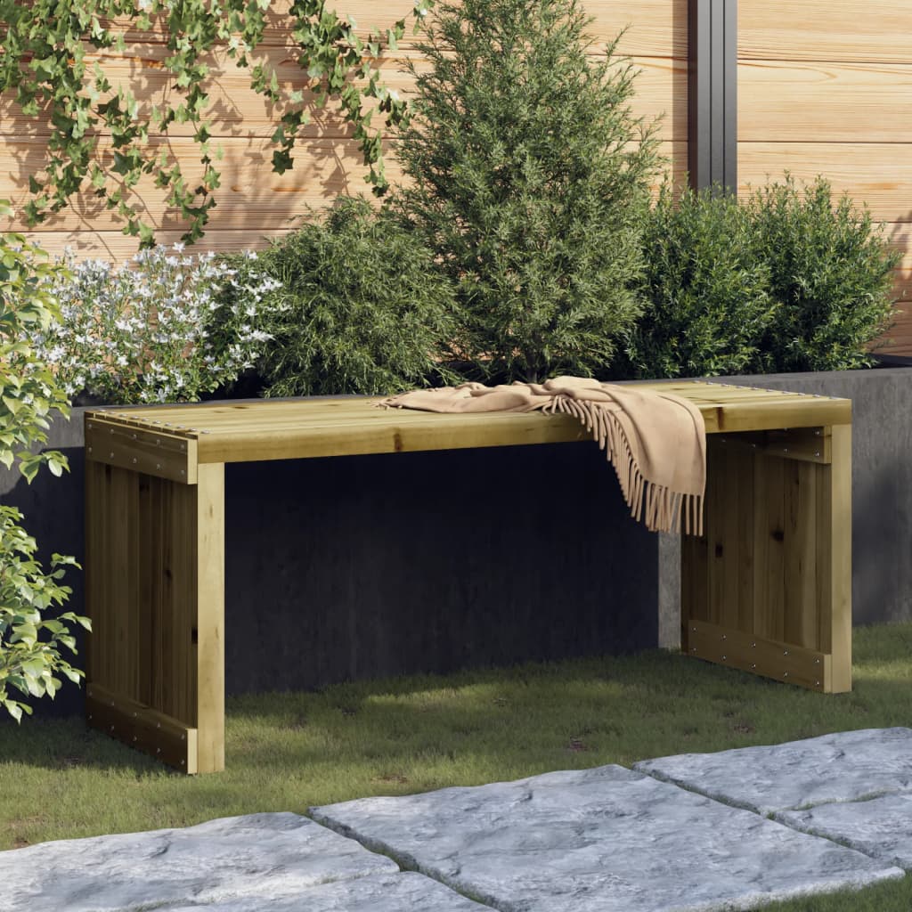 JUNG Vida Gartenbank Ausziehbar 212,5x40,5x45cm Imprägniertes Kiefernholz