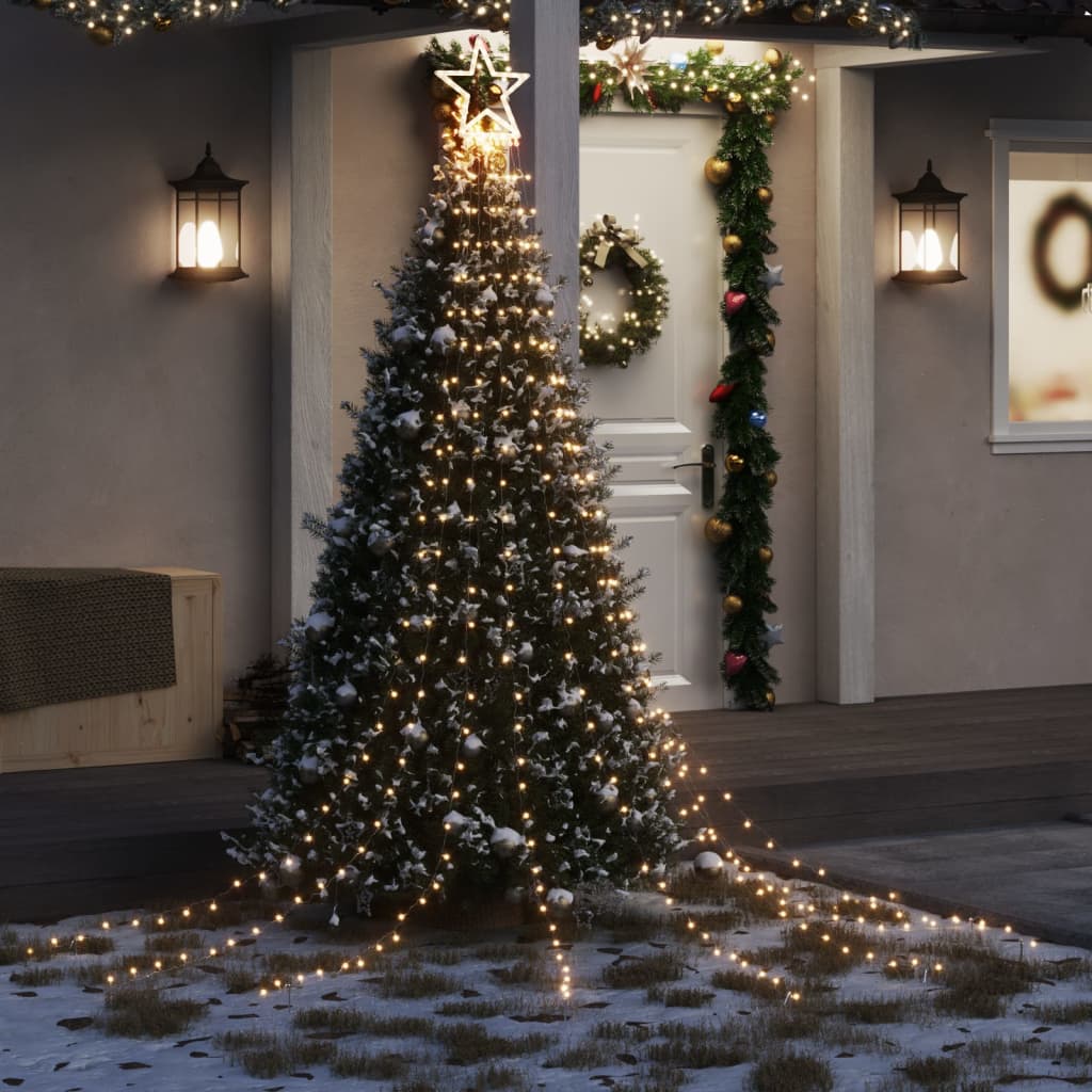 JUNG Vida Weihnachtsbaum-Beleuchtung 320 LEDs Warmweiß 375 cm