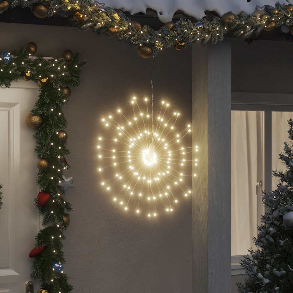 JUNG Vida Weihnachtsbeleuchtung Feuerwerk 140 LEDs Warmweiß 17 cm