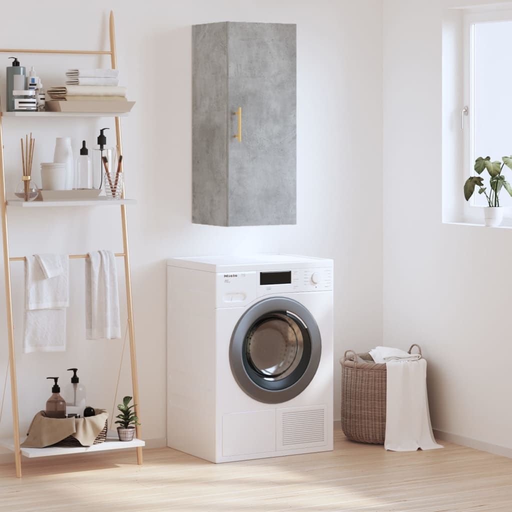 JUNG Vida Wandschrank Betongrau 34,5x34x90 cm