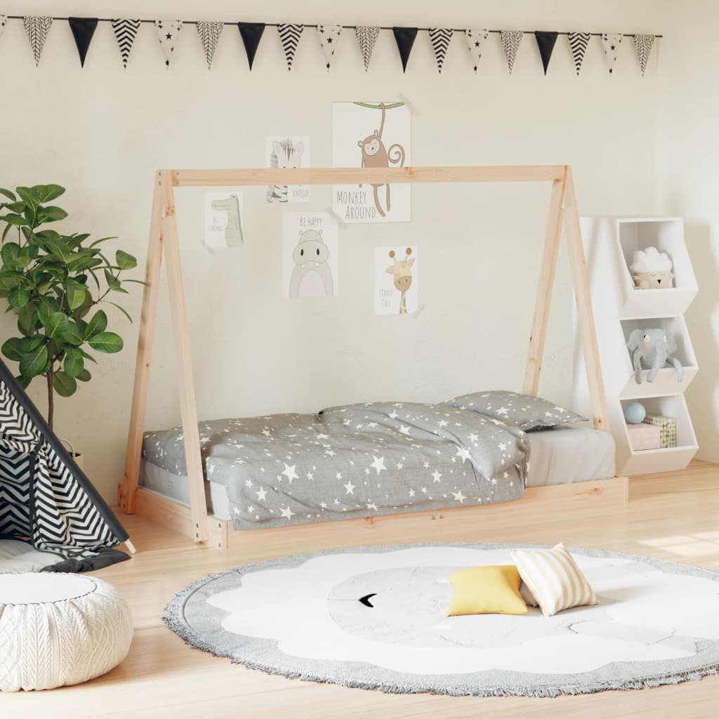 JUNG Vida Kinderbett 80x160 cm Massivholz Kiefer