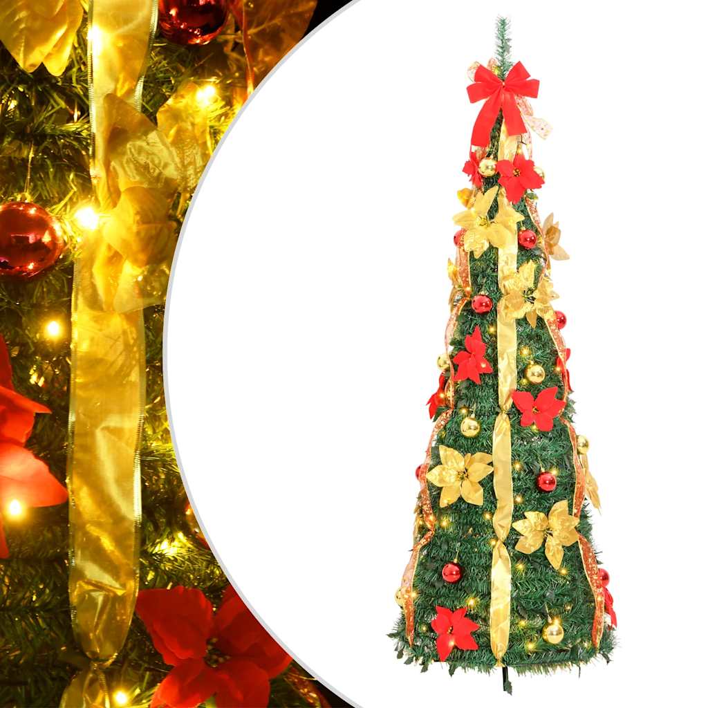 JUNG Vida Pop-Up-Weihnachtsbaum Künstlich 100 LEDs Grün 150 cm