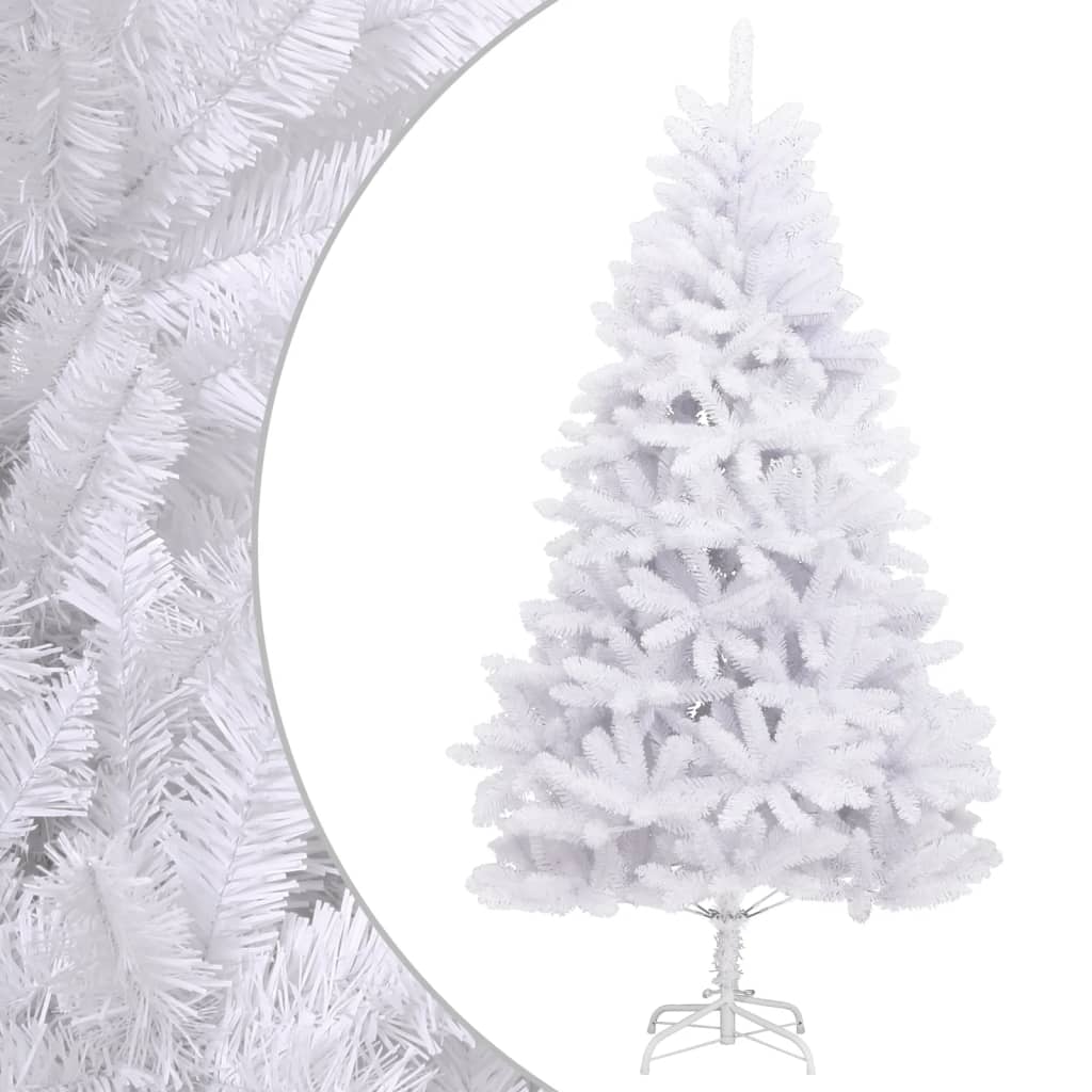 JUNG Vida Künstlicher Weihnachtsbaum Klappbar mit Ständer Weiß 240 cm