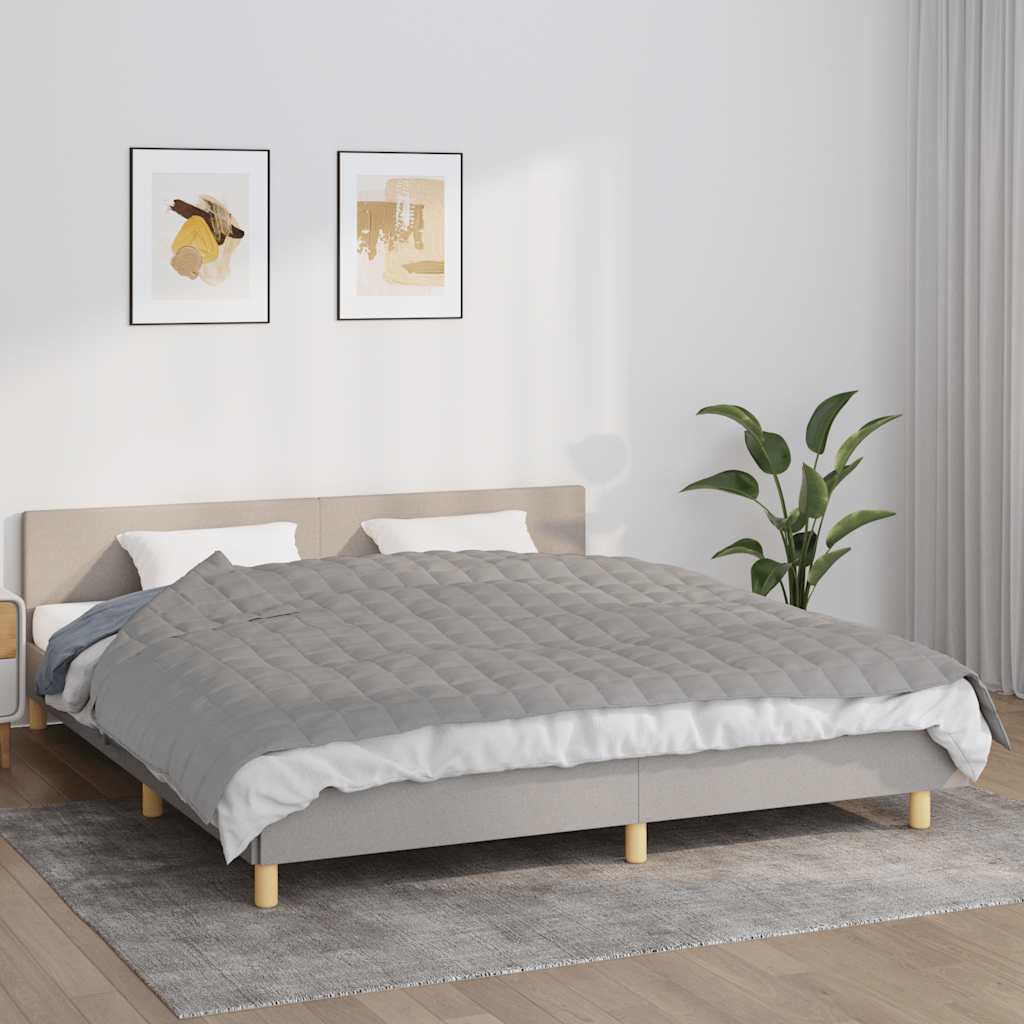 JUNG Vida Gewichtsdecke Grau 155x220 cm 11 kg Stoff
