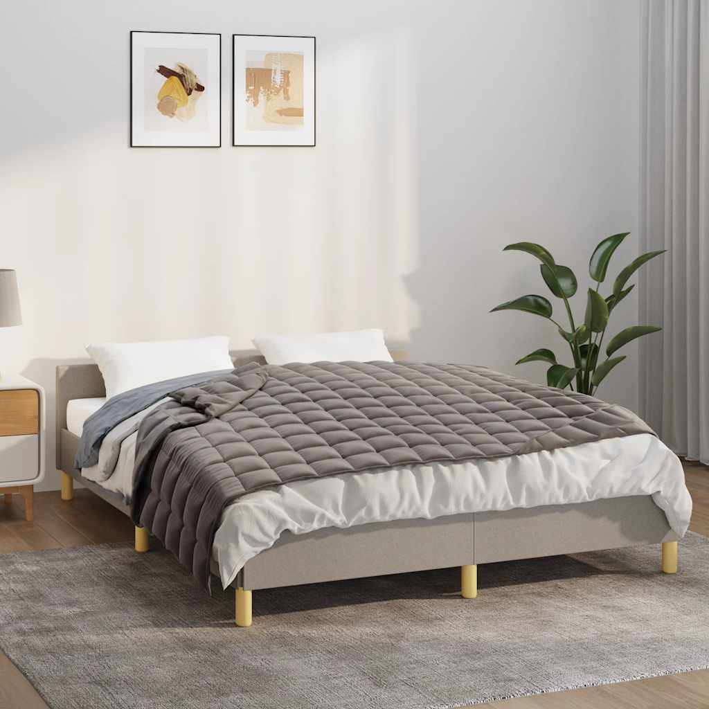 JUNG Vida Gewichtsdecke Grau 138x200 cm 6 kg Stoff