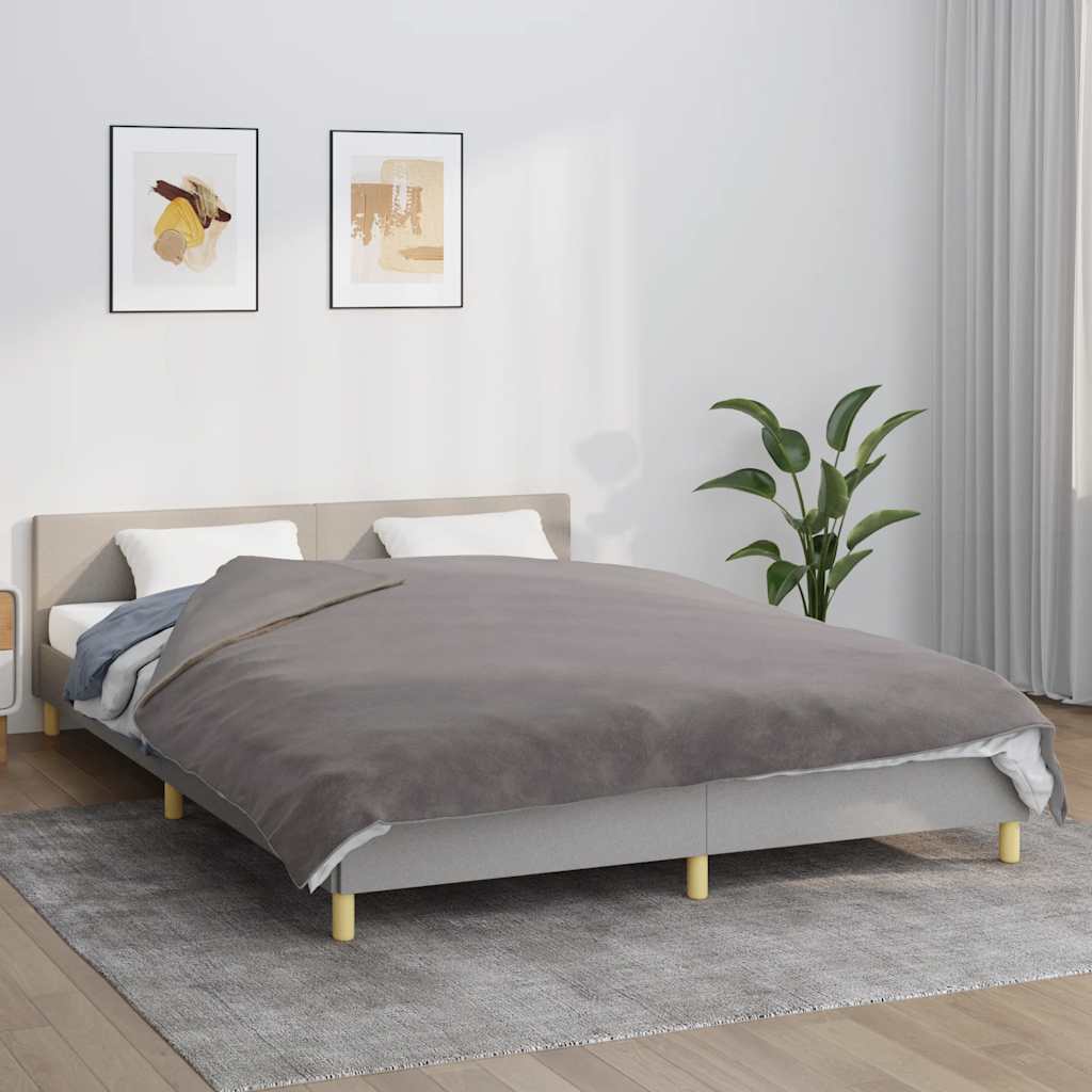 JUNG Vida Gewichtsdecke mit Bezug Grau 200x225 cm 13 kg Stoff