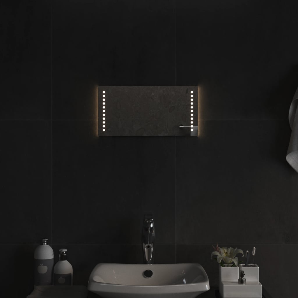 JUNG Vida LED-Badspiegel 20x40 cm