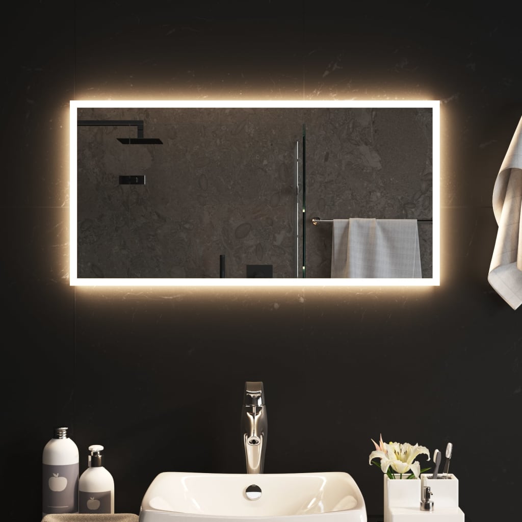 JUNG Vida LED-Badspiegel 40x80 cm