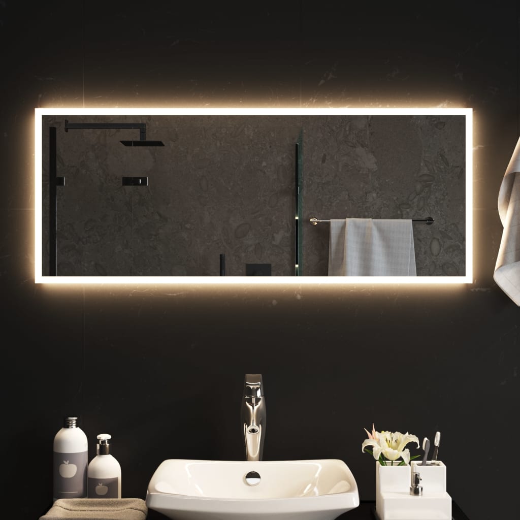 JUNG Vida LED-Badspiegel 40x100 cm