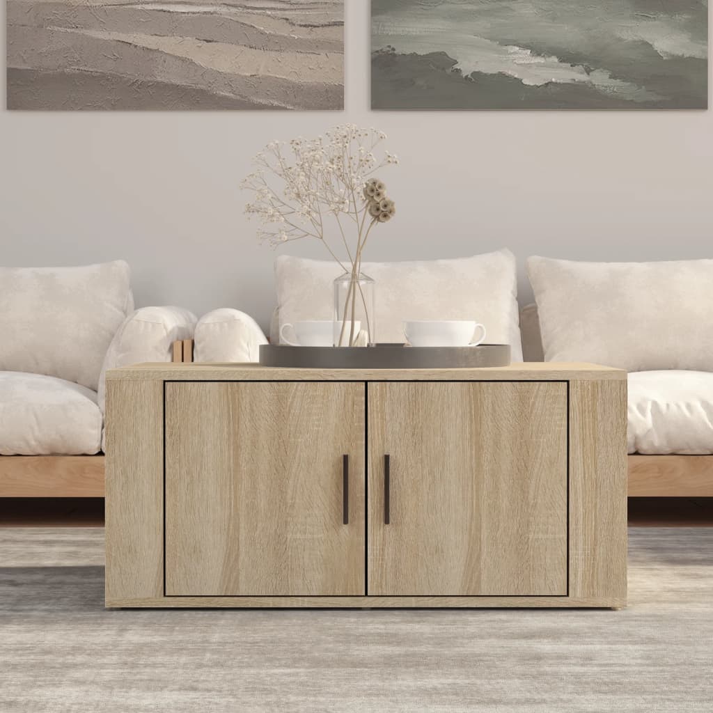 JUNG Vida Couchtisch Sonoma-Eiche 80x50x36 cm Holzwerkstoff