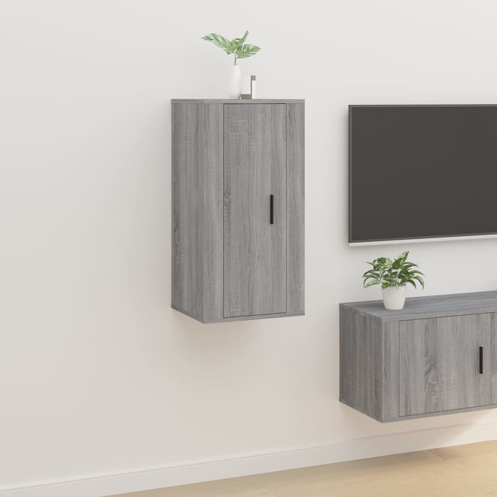 JUNG Vida TV-Wandschrank Grau Sonoma 40x34,5x80 cm