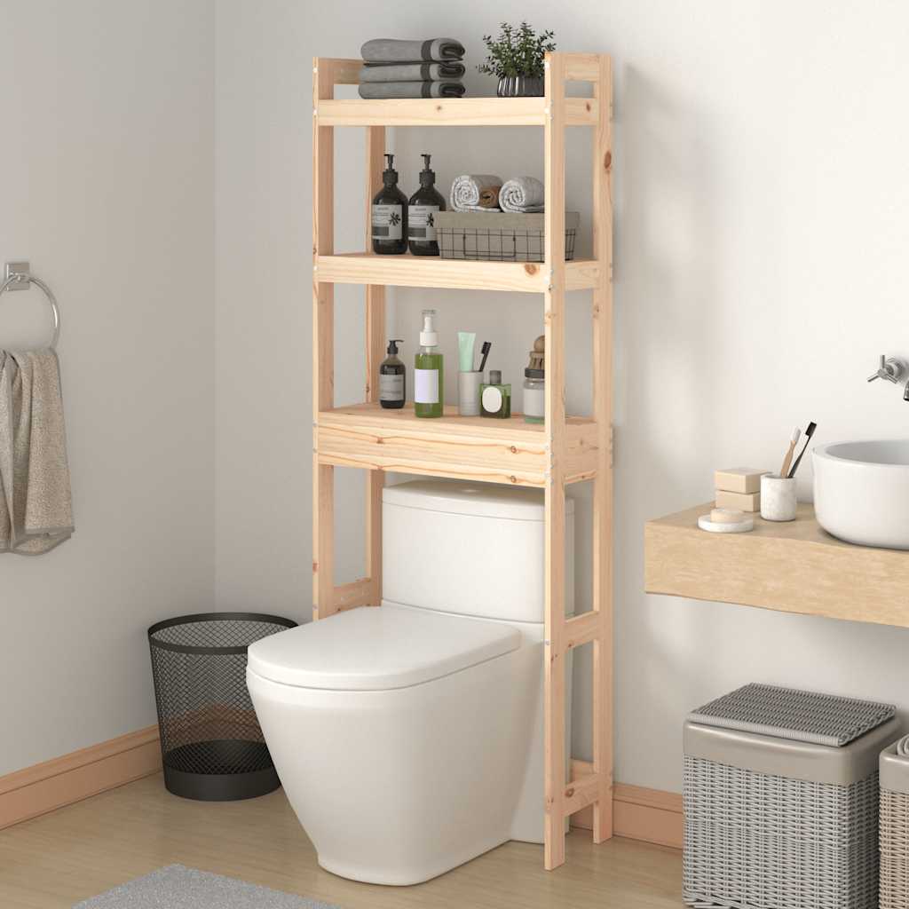 JUNG Vida Toilettenregal 63x26x171 cm Massivholz Kiefer