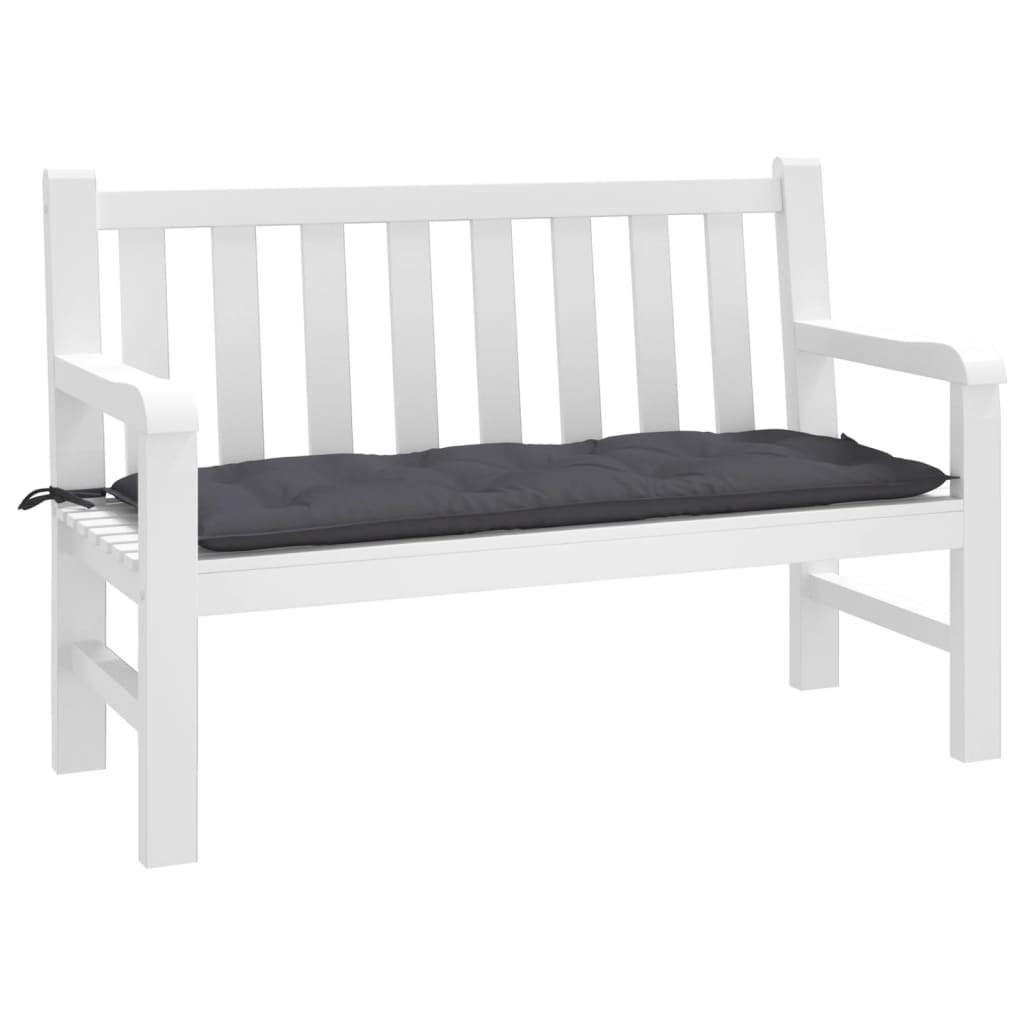JUNG Vida Gartenbank-Auflage Anthrazit 120x50x7 cm Oxford-Gewebe