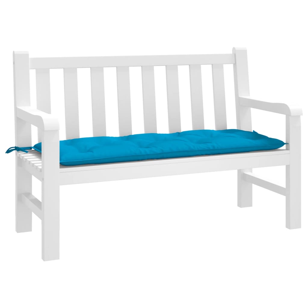 JUNG Vida Gartenbank-Auflage Hellblau 120x50x7 cm Oxford-Gewebe