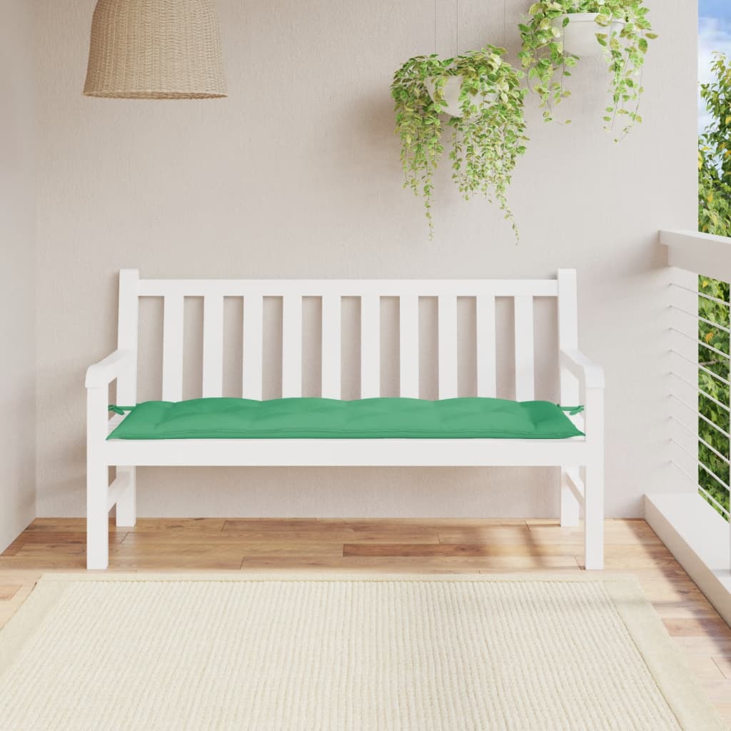 JUNG Vida Gartenbank-Auflage Grün 150x50x7 cm Oxford-Gewebe