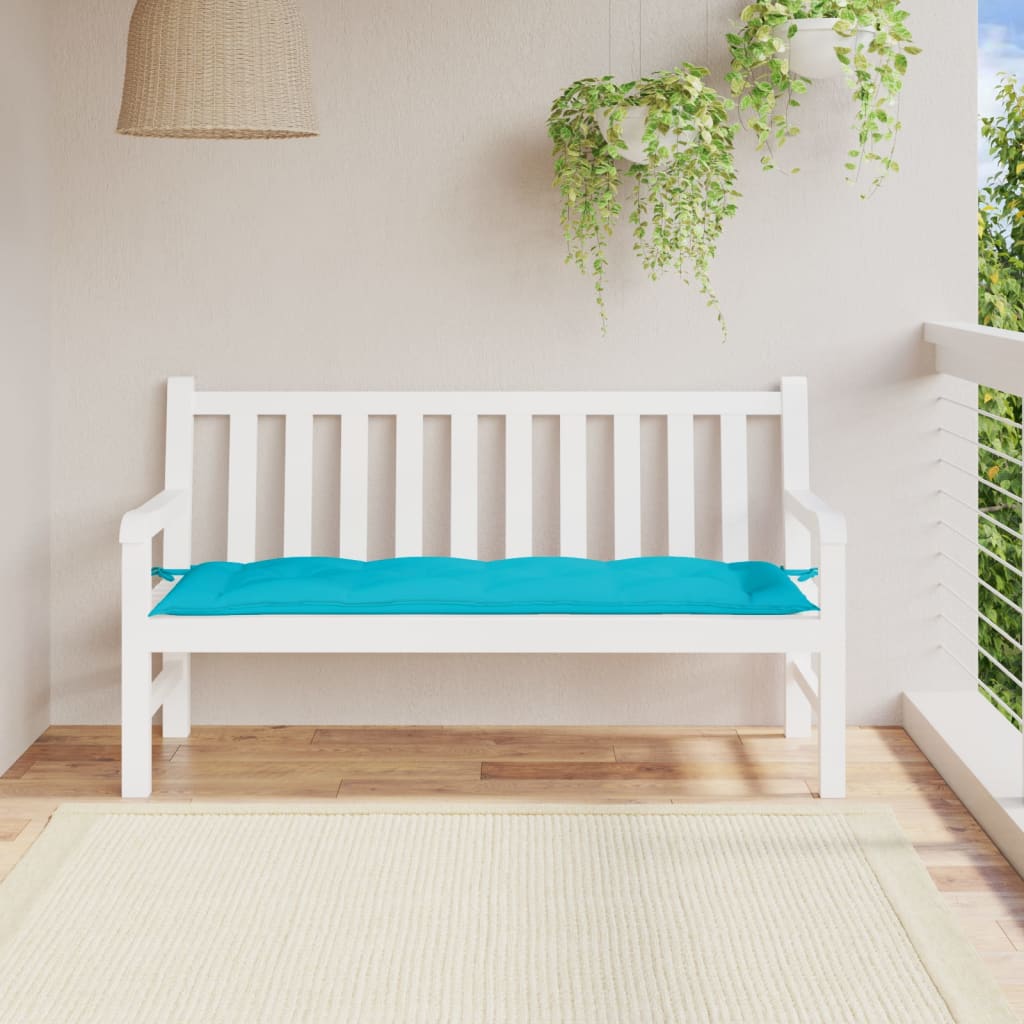 JUNG Vida Gartenbank-Auflage Türkis 150x50x7 cm Oxford-Gewebe