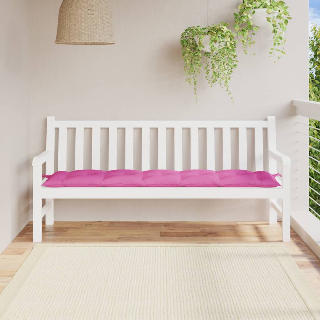 JUNG Vida Gartenbank-Auflage Rosa 180x50x7 cm Oxford-Gewebe